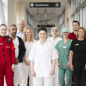 Ulike yrkesgrupper på sykehus