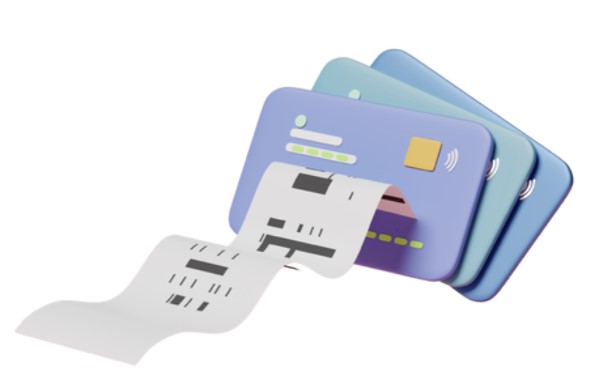 Et par blå og hvite elektroniske enheter