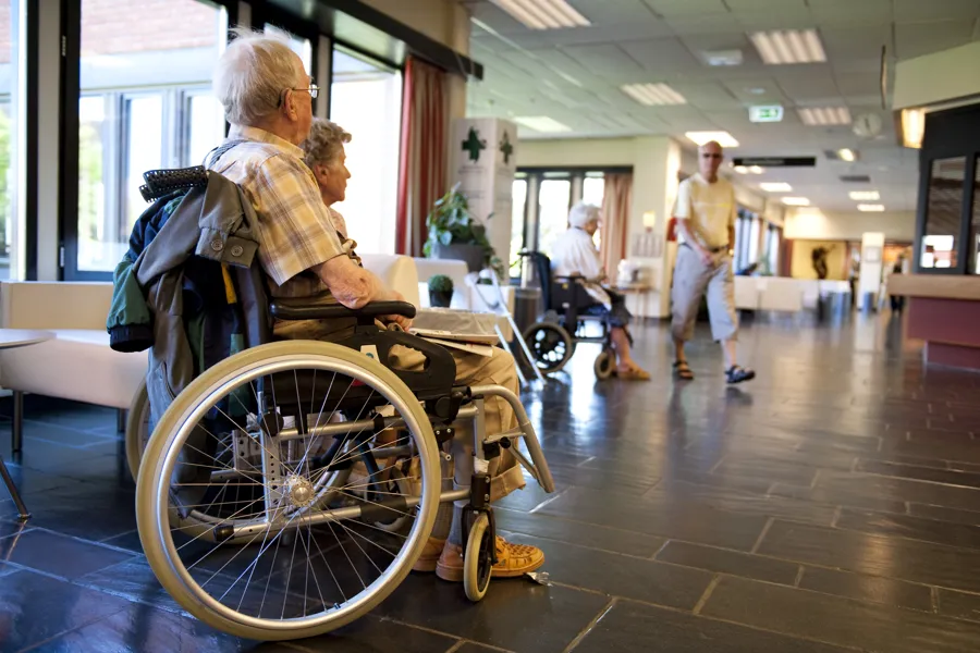 En person i rullestol