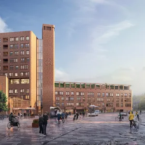 Illustrasjonsbilde av murbygg utvendig