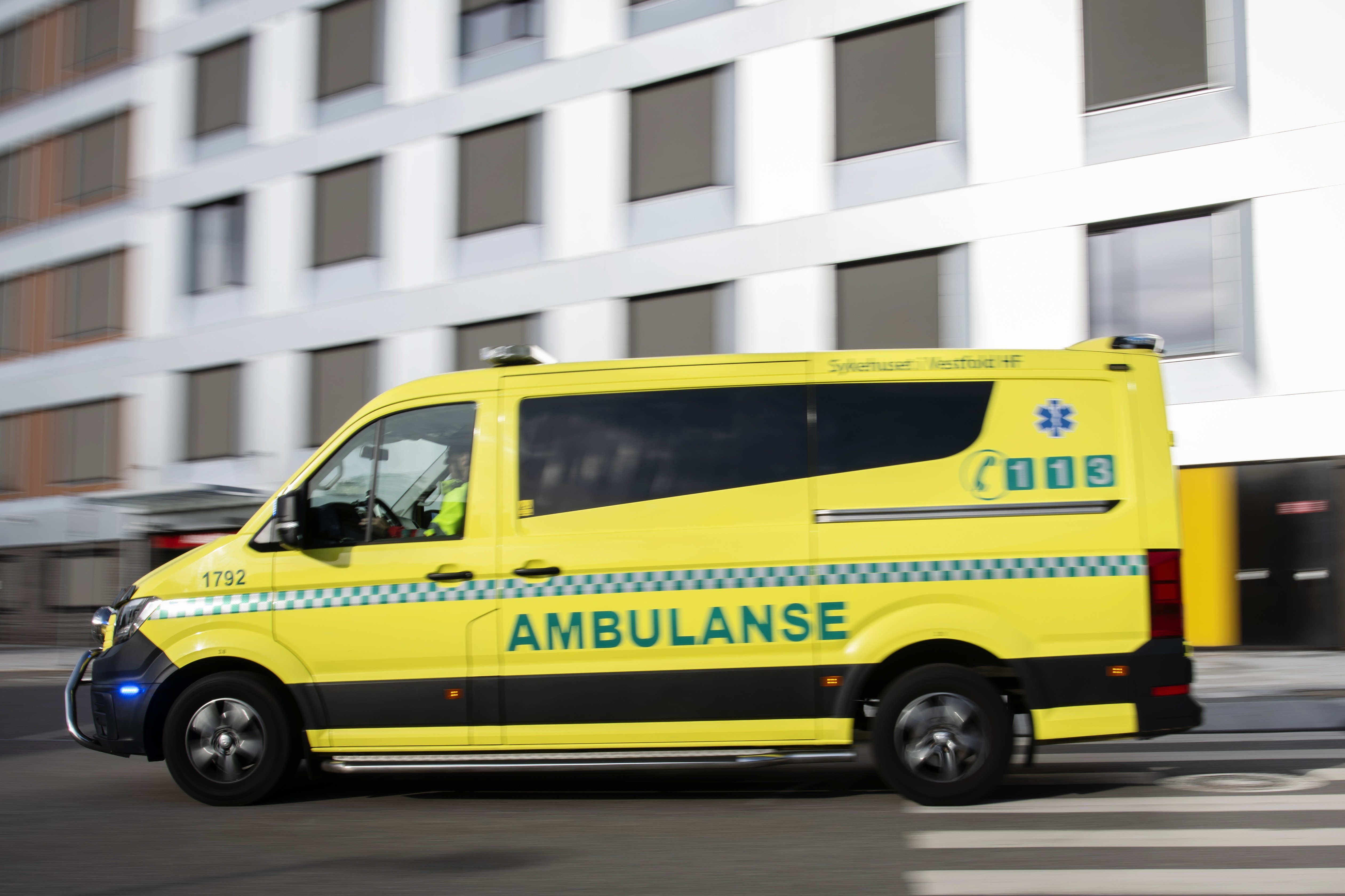 Ambulanse i fart