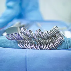 A close-up of a bracelet