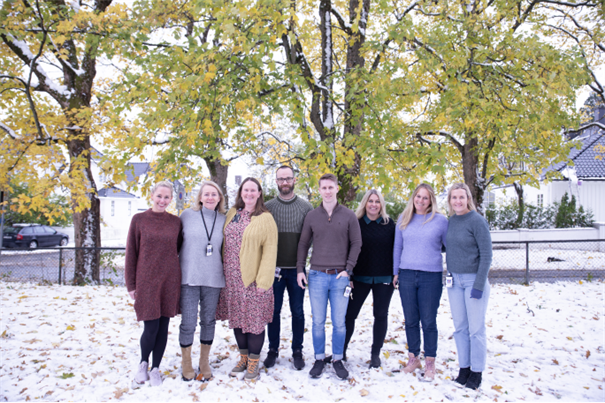 Bilde av de ansatte i det ambulante teamet for spiseforstyrrelser