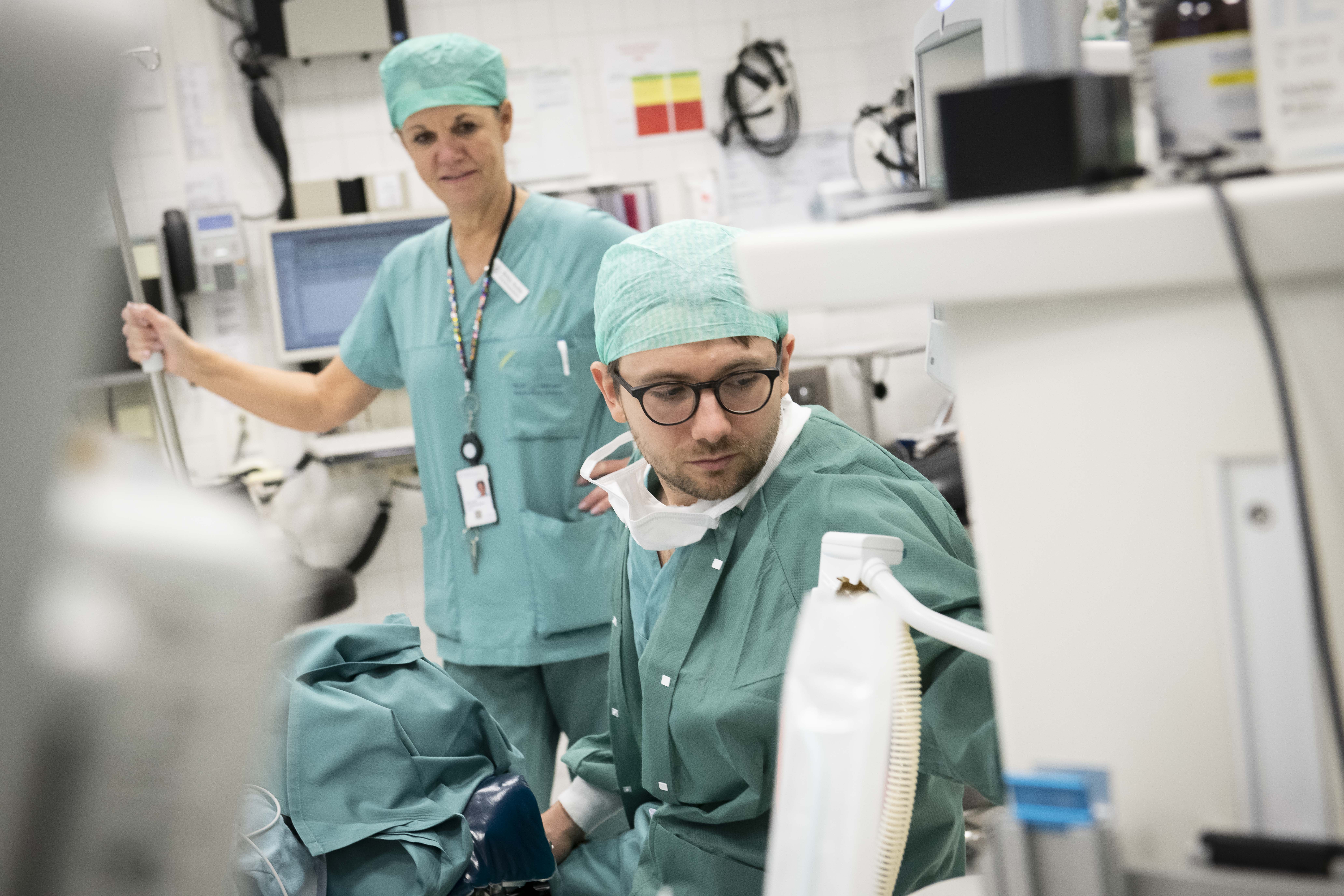 En lege og en pasient