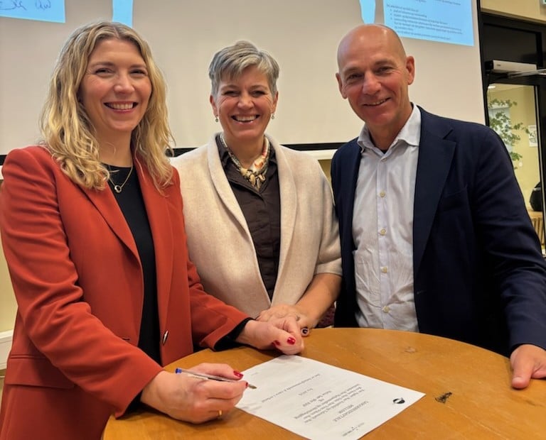 Fra venstre: Maria Walberg, direktør for Nav Oslo, Laila Gustavsen, direktør for Nav Vest-Viken og Knut Even Lindsjørn, direktør samhandling og brukermedvirkning Helse Sør-Øst RHF